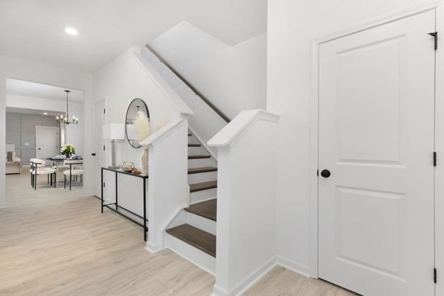 Representative furnished interior of a home built from the Seville II by True Homes in Colvin Park, Rock Hill (Image 17).