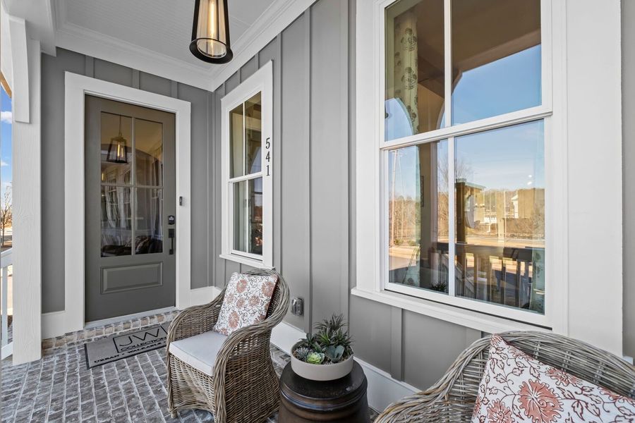 Representative exterior details of a home built from the The Arlington by JW Collection in The Heritage at Farmer's Crossing, Ball Ground (Image 3).