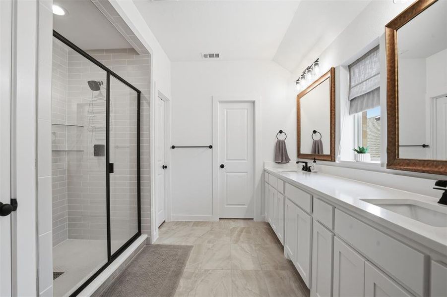 Furnished interior view inside a new home in Ventana, Fort Worth (Image 27).