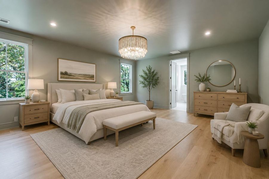 Furnished interior view inside a new home in , Mount Pleasant (Image 18).