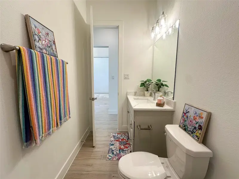 Furnished interior view inside a new home in Meridiana, Manvel (Image 6). Furnished interior view inside a new home in Meridiana, Manvel (Image 6).