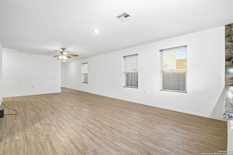 Spacious, unfurnished interior of a new home in Vida: Cottage Collection, San Antonio (Image 20). Spacious, unfurnished interior of a new home in Vida: Cottage Collection, San Antonio (Image 20).