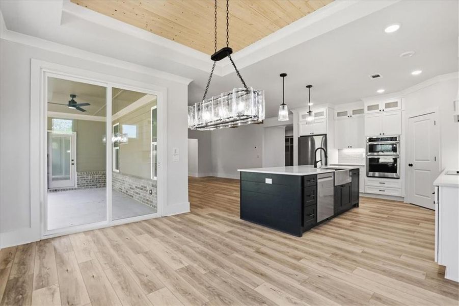 Furnished interior view inside a new home in , Hoschton (Image 6).