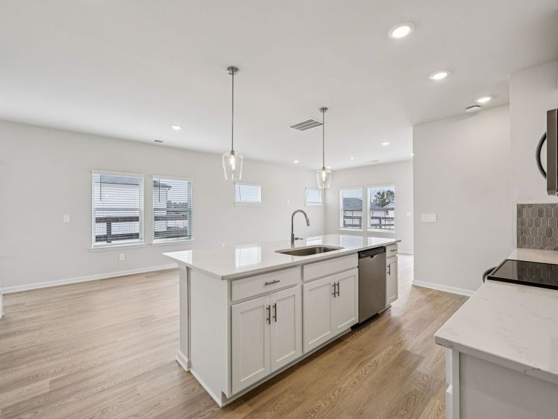 Furnished interior view inside a new home in Hawthorne Station, Atlanta (Image 7).