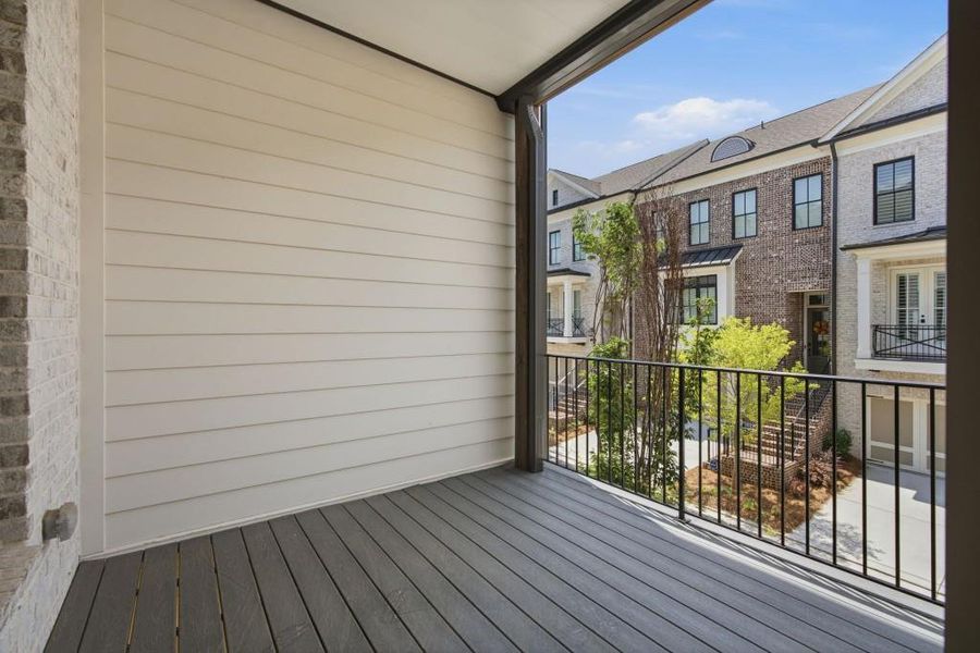 Exterior details and patio area of a home in , Alpharetta (Image 3).