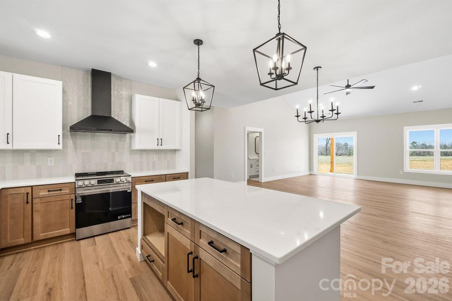 Furnished interior view inside a new home in , Crouse (Image 9).