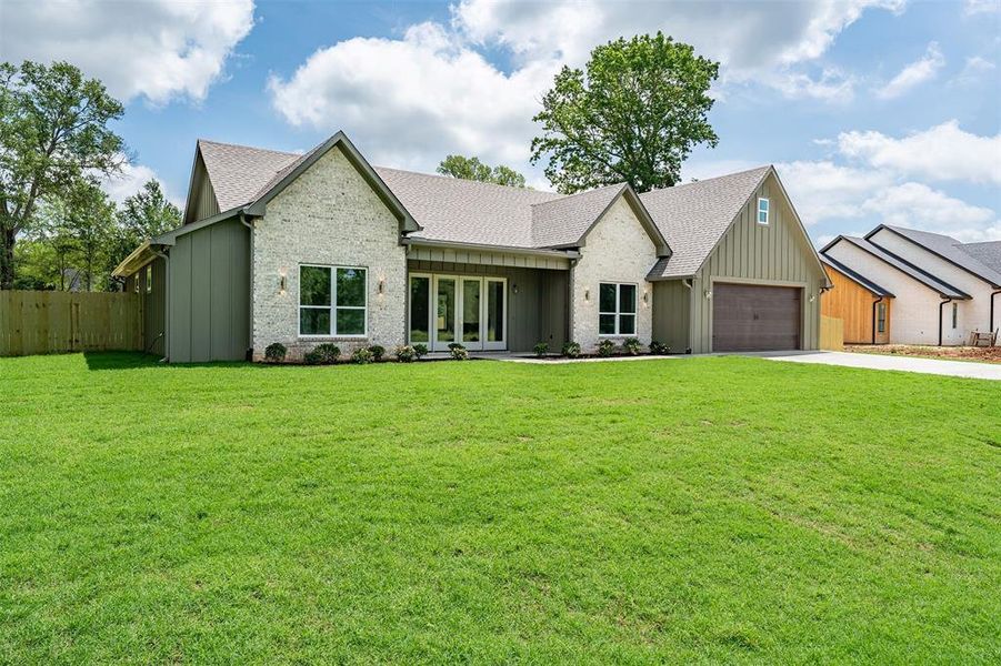 Front exterior of a new home in , Flint, TX, highlighting curb appeal (Image 23).