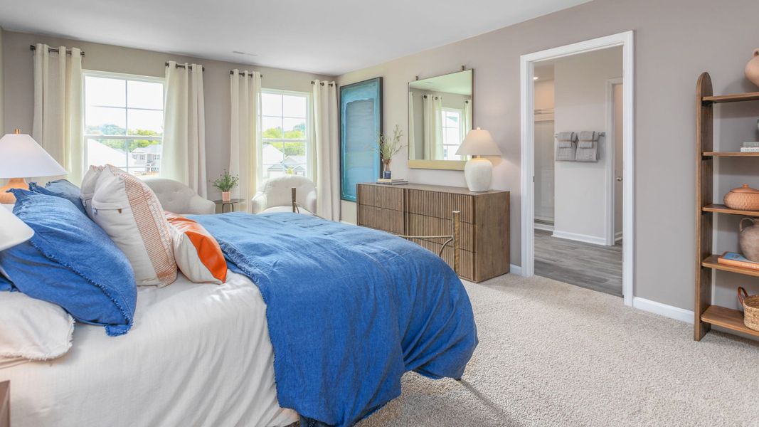 Furnished interior view inside a new home in Aurora Acres, Snow Camp (Image 22).