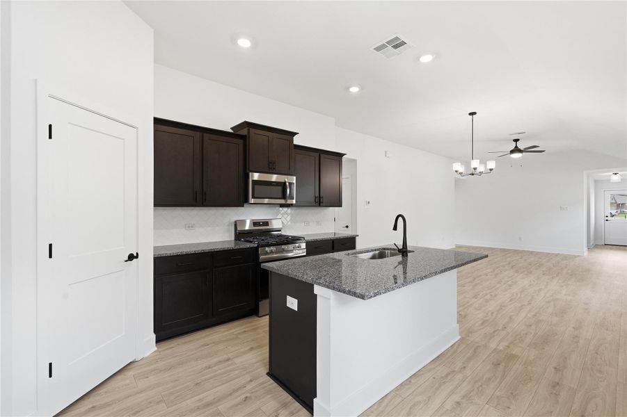 Furnished interior view inside a new home in Grand Oaks Reserve, Cleveland (Image 6).