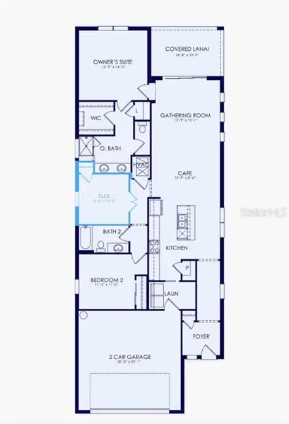 2D floor plan layout of this home in , Lakewood Ranch, FL (Image 2). 2D floor plan layout of this home in , Lakewood Ranch, FL (Image 2).