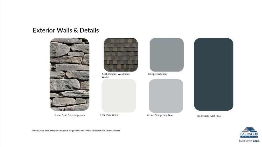 Sample of building materials used in homes in Twin Lakes, Hoschton (Image 6).