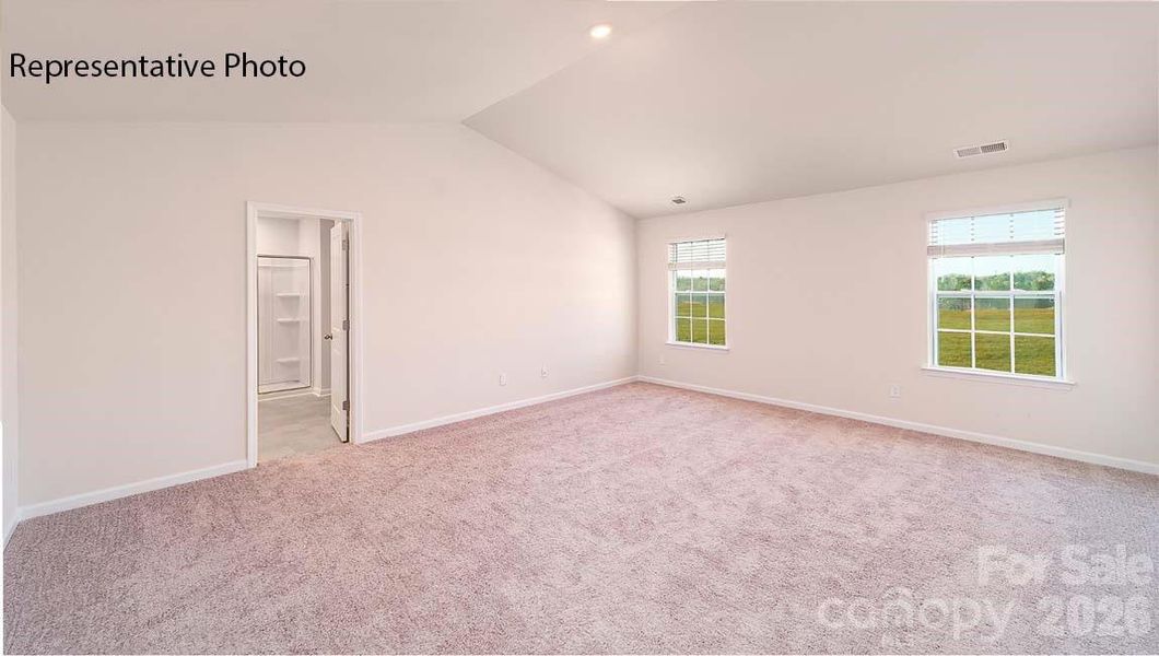 Spacious, unfurnished interior of a new home in Wallace Springs, Statesville (Image 21).