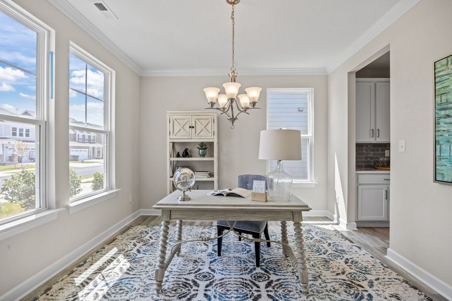 Furnished interior view inside a new home in Neill's Pointe, Angier (Image 20).
