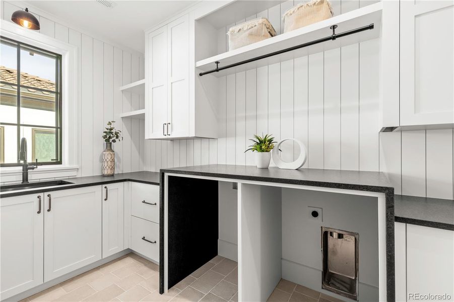 Furnished interior view inside a new home in , Denver (Image 33).