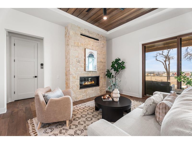 Furnished interior view inside a new home in , Timnath (Image 36).