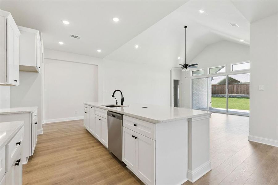 Furnished interior view inside a new home in Silo Mills, Joshua (Image 5).