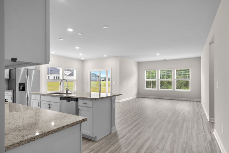 Furnished interior view inside a new home in Cypress Ridge - The Coastline Series, Longs (Image 3).