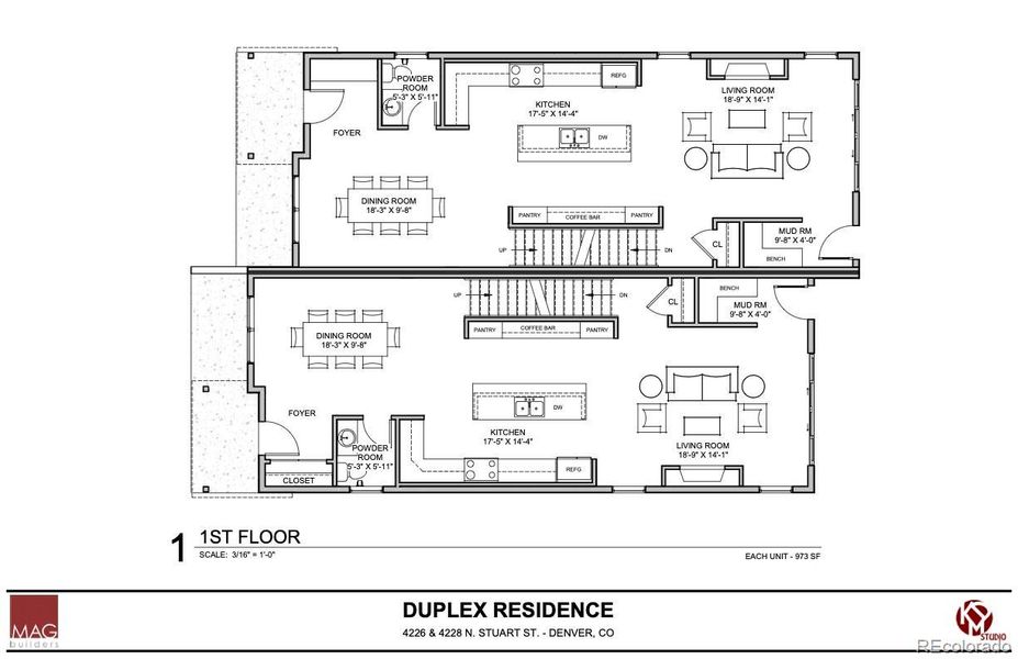 2D floor plan layout of this home in , Denver, CO (Image 4).