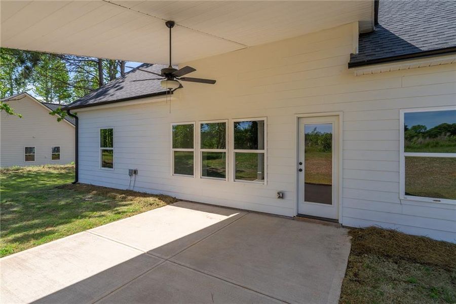 Exterior details and patio area of a home in , Good Hope (Image 4).