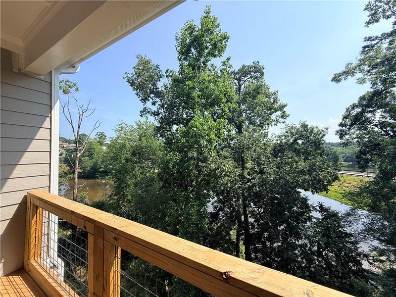Exterior details and patio area of a home in , Flowery Branch (Image 27).