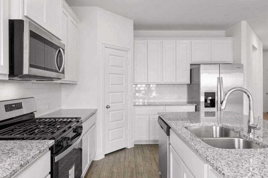 Representative furnished interior of a home built from the The Tucker by UnionMain Homes in Reunion, Rhome (Image 7).