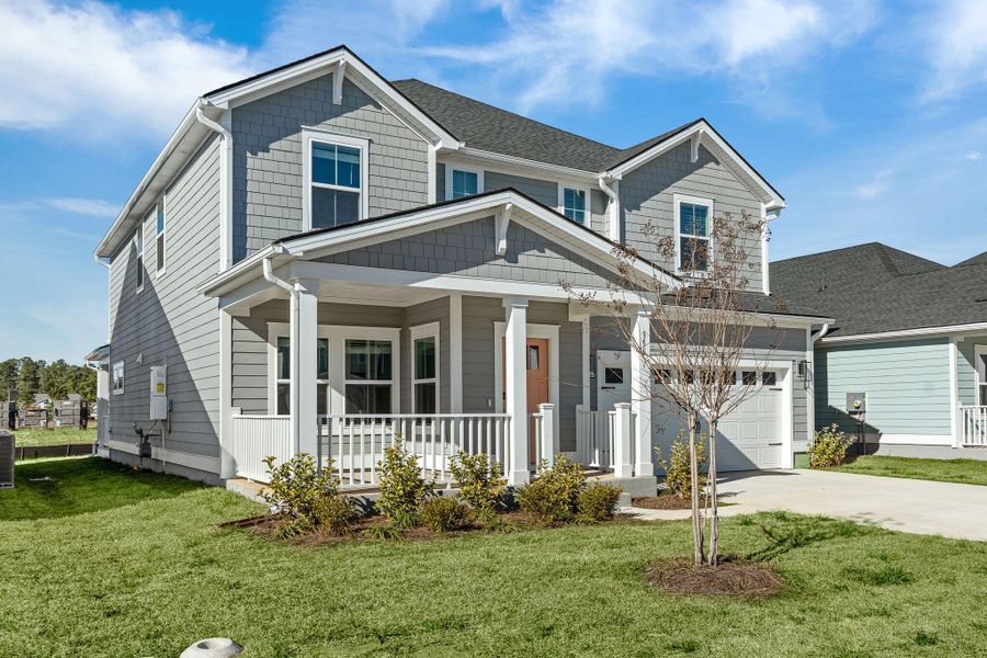 Front exterior of a new home in , Summerville, SC, highlighting curb appeal (Image 31). Front exterior of a new home in , Summerville, SC, highlighting curb appeal (Image 31).