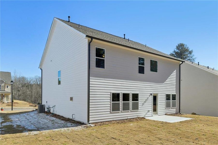 Exterior details and patio area of a home in The Estates at Casteel, Bethlehem (Image 26).