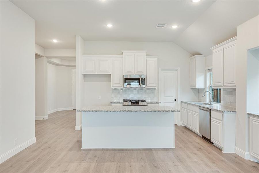 Furnished interior view inside a new home in East Oak Creek 60-65, Commerce (Image 10). Furnished interior view inside a new home in East Oak Creek 60-65, Commerce (Image 10).