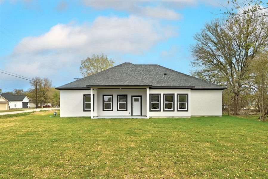 Exterior details and patio area of a home in , Bastrop (Image 3).