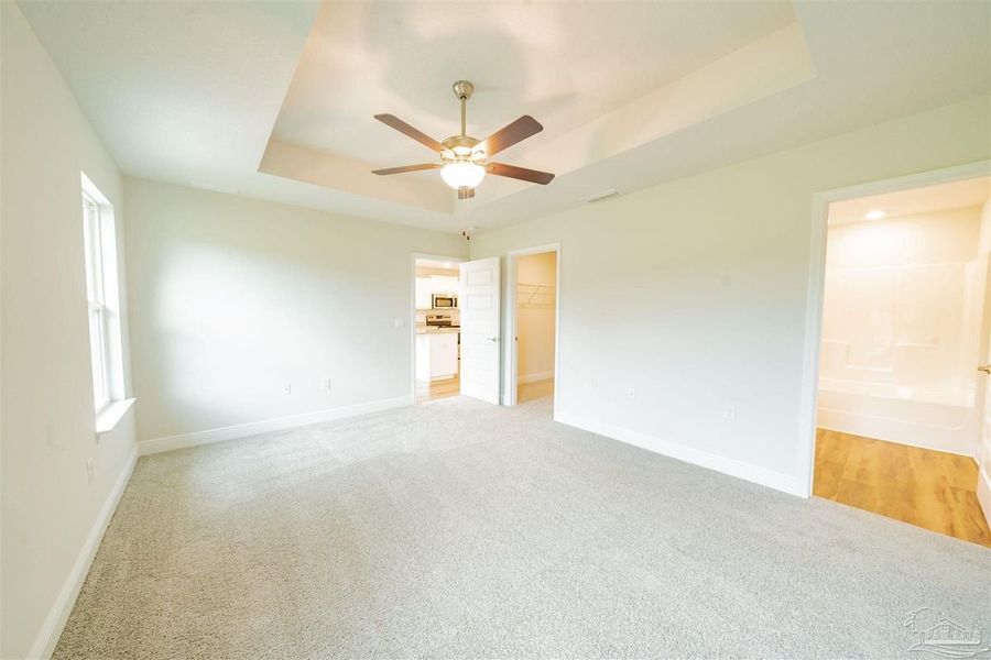 Representative unfurnished interior of a home built from the Plan 1515 Cottage by Adams Homes in Turtle Creek, Cantonment (Image 10).