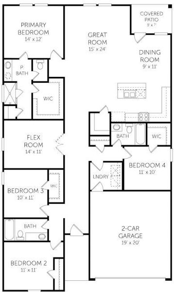 Floorplan – Representative Photo