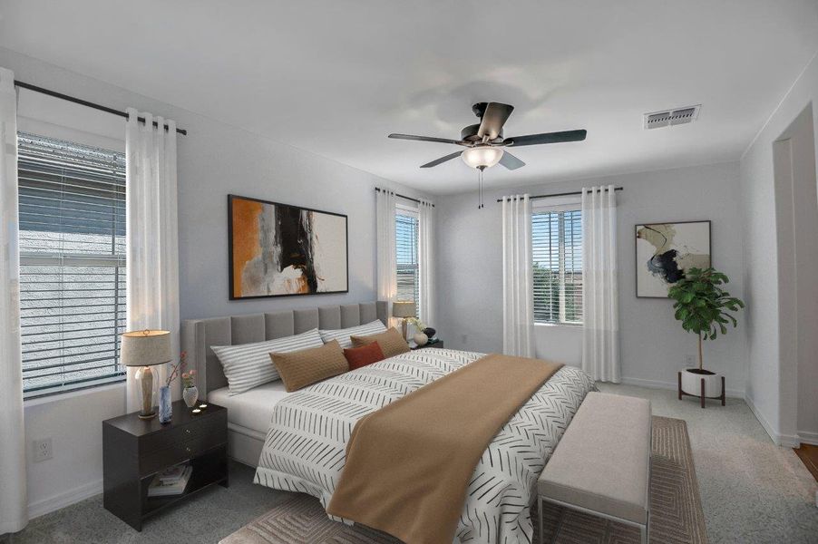 Furnished interior view inside a new home in Ironwood Villages at North Creek, Queen Creek (Image 8).