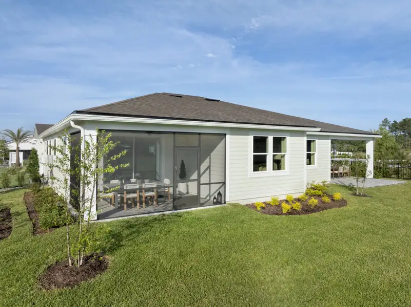 Exterior details and patio area of a home in RiverTown, St. Johns (Image 4).
