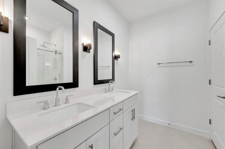 Furnished interior view inside a new home in Aspire at Reunion, Newark (Image 19).