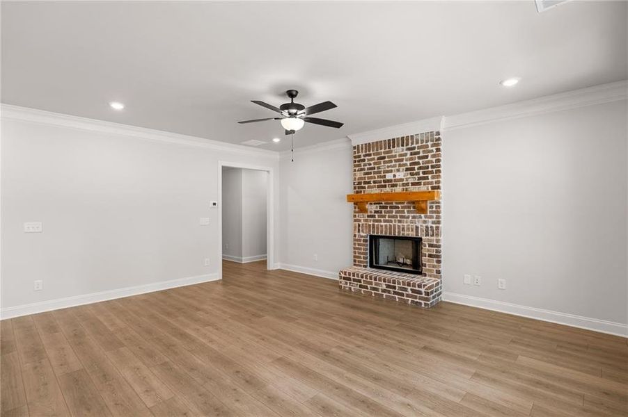 Spacious, unfurnished interior of a new home in Red Oak Ridge, Loganville (Image 28).