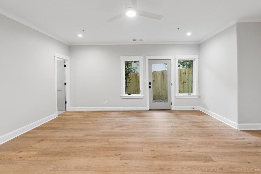 Spacious, unfurnished interior of a new home in , Atlanta (Image 21). Spacious, unfurnished interior of a new home in , Atlanta (Image 21).