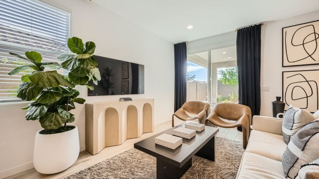 Latitude great room interior Latitude great room interior