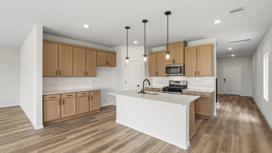 Furnished interior view inside a new home in Cypress Green, Tomball (Image 7).