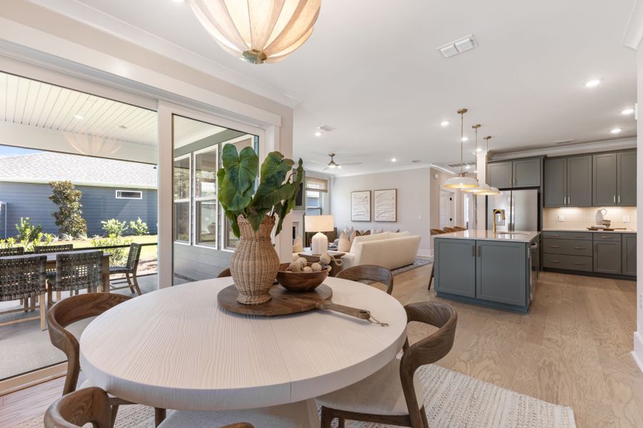 Furnished interior view inside a new home in Del Webb Ocean Isle Beach, Shallotte (Image 26).
