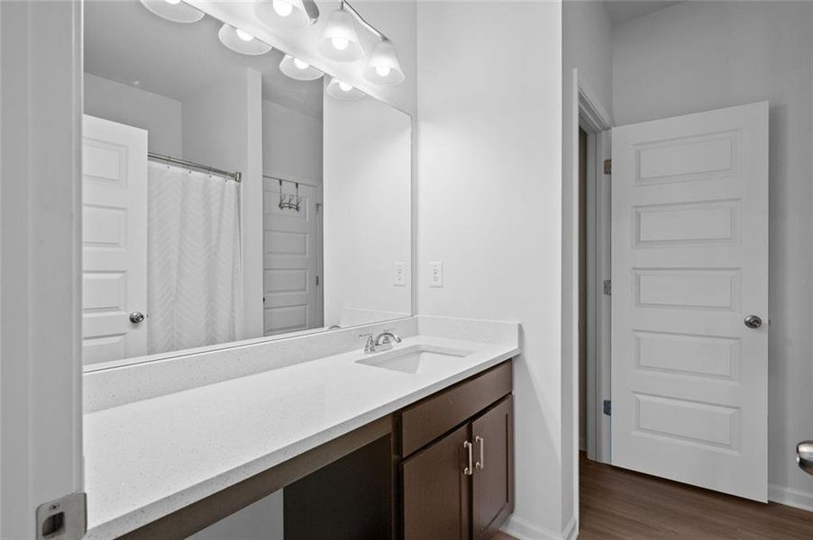 Furnished interior view inside a new home in , Cartersville (Image 14).