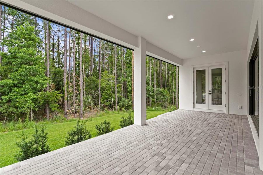 Exterior details and patio area of a home in Southern Hills Plantation, Brooksville (Image 4).