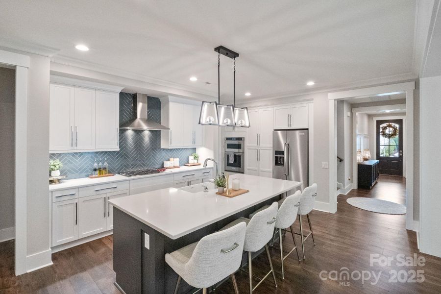 Furnished interior view inside a new home in , Huntersville (Image 16).
