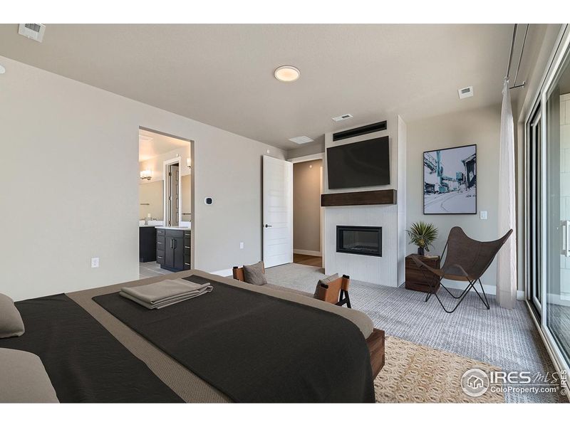Furnished interior view inside a new home in Baseline, Broomfield (Image 27).