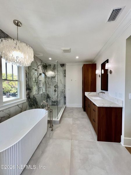 Furnished interior view inside a new home in , Jacksonville (Image 60).