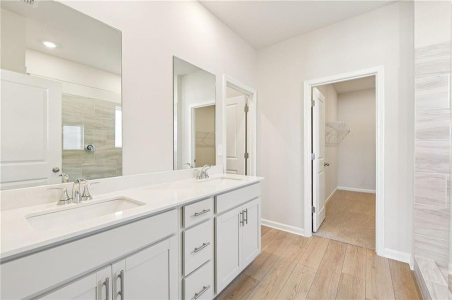 Furnished interior view inside a new home in Preserve at Mountain Creek, Pendergrass (Image 6).