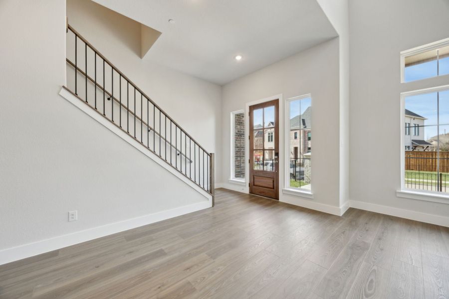 Spacious, unfurnished interior of a new home in Newman Village Townhomes, Frisco (Image 34).