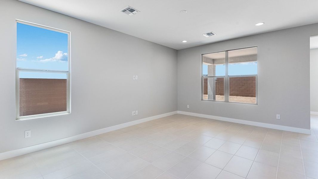Representative unfurnished interior of a home built from the Charter by Taylor Morrison in Artisan at Asante Encore Collection, Surprise (Image 13).