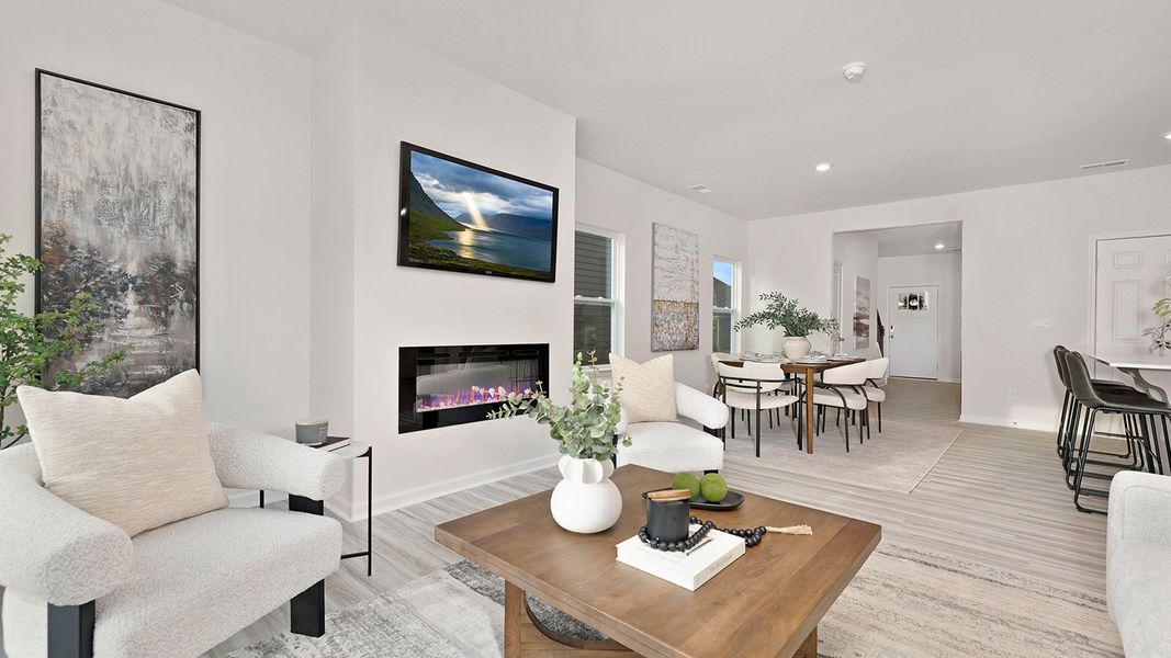 Furnished interior view inside a new home in Cline Village, Conover (Image 8).
