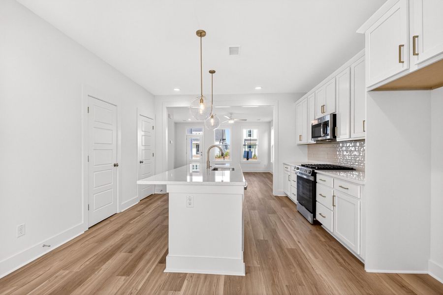 Furnished interior view inside a new home in , Summerville (Image 10).
