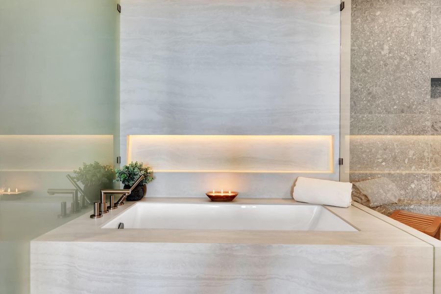 Furnished interior view inside a new home in , Pompano Beach (Image 20).